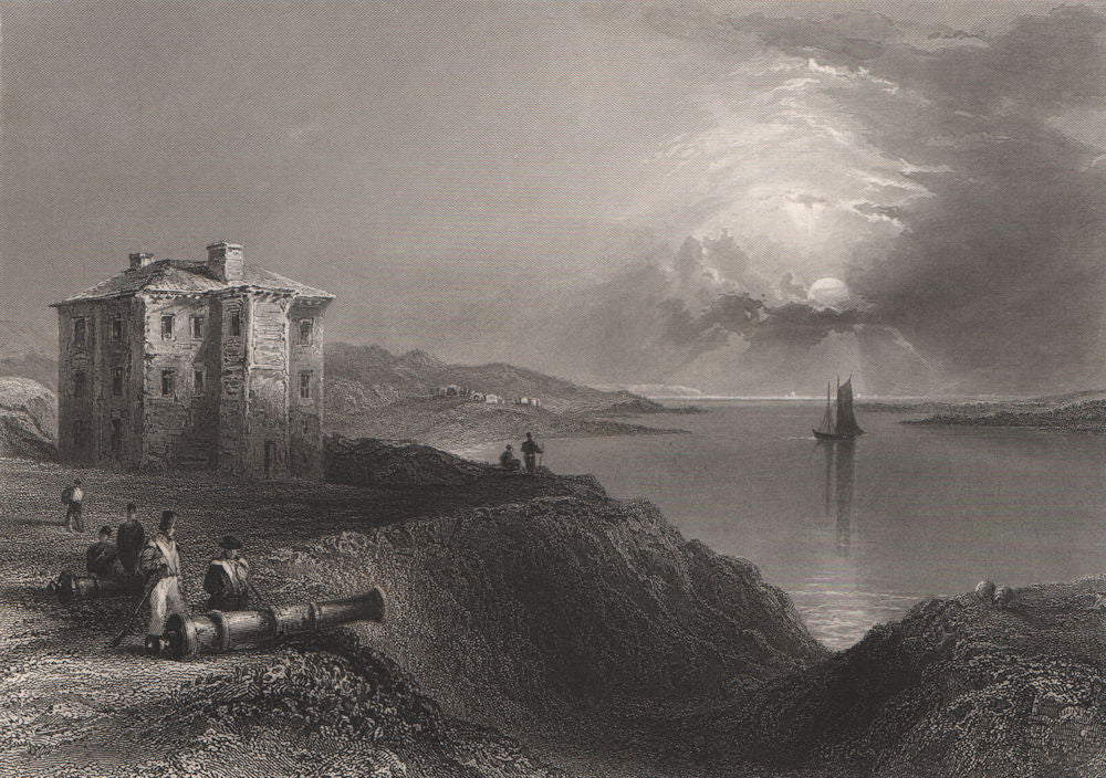 NOVA SCOTIA. 'Old Fort, near Annapolis Royal'. Fort Anne. Canada. BARTLETT 1842
